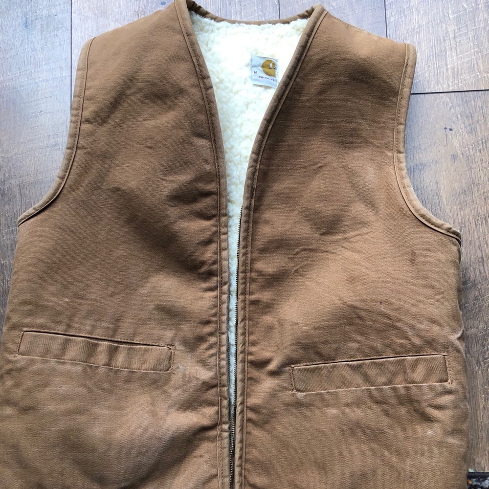Carhartt  Brown/Tan Wool Vest
